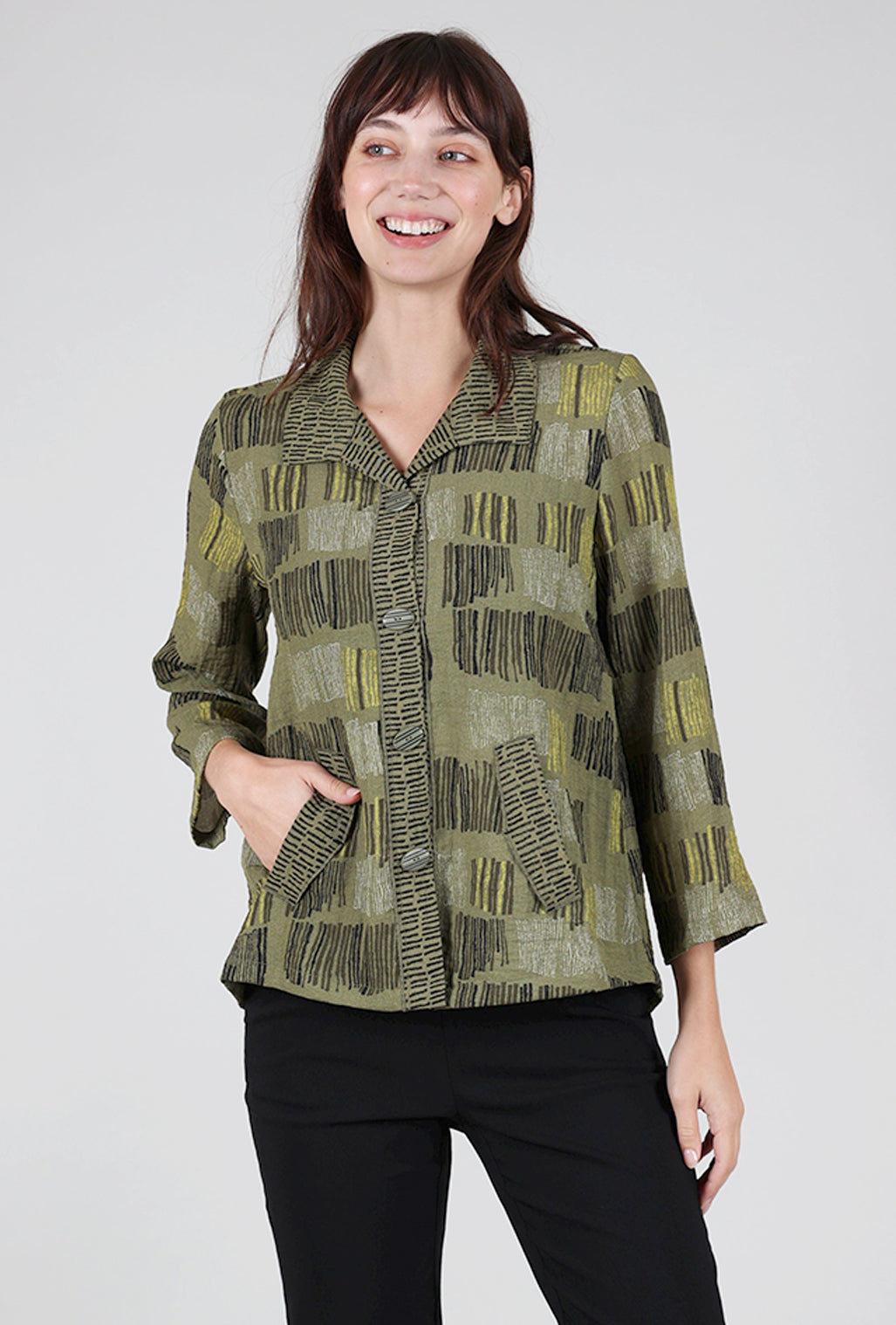 Habitat Express Lines Pleat Back, Olive 