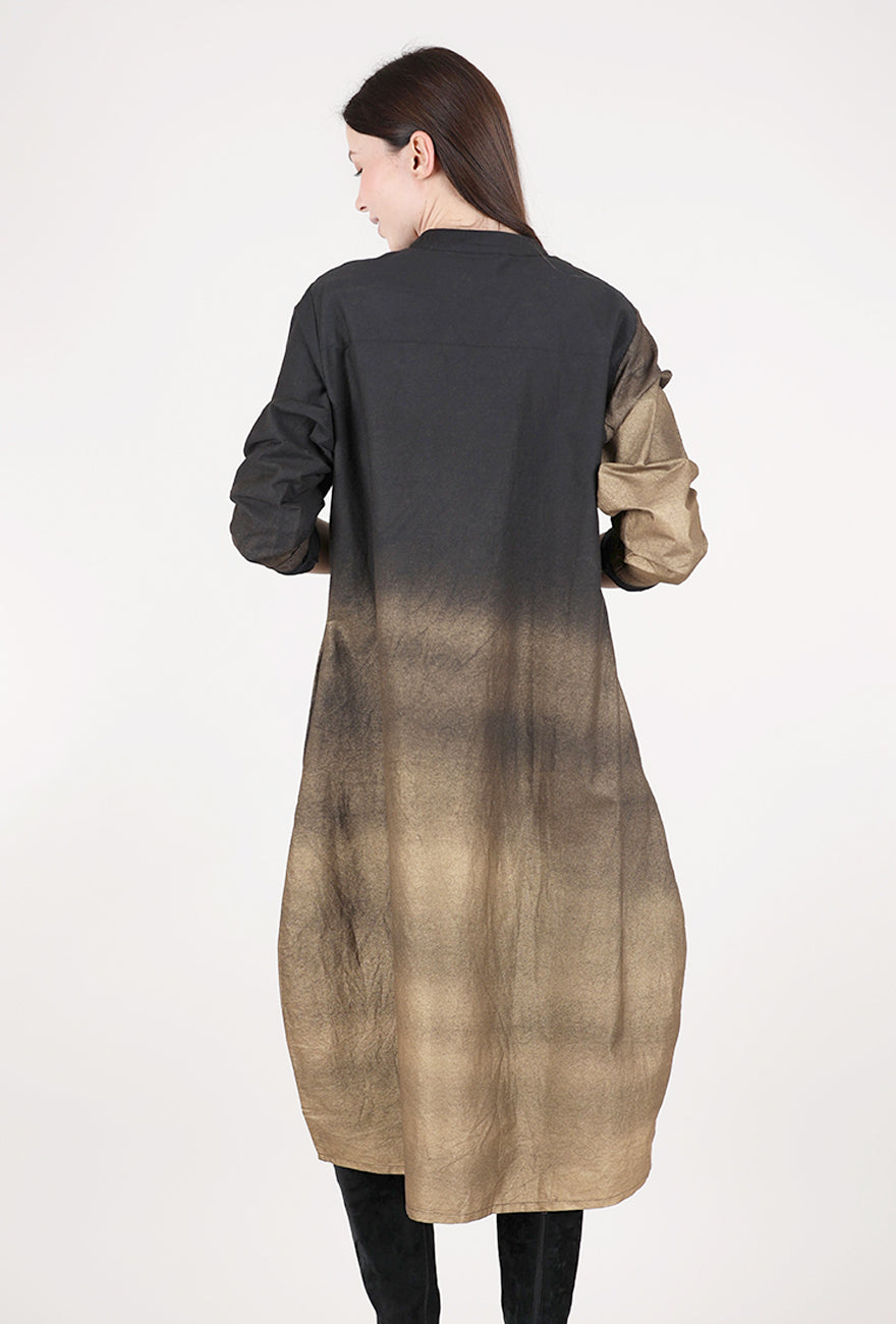 M Square Millie Dress, Gold Foil 