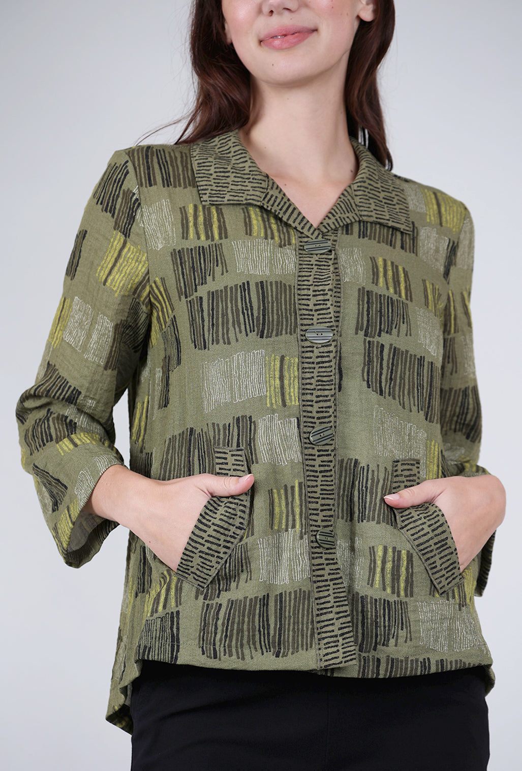 Habitat Express Lines Pleat Back, Olive 