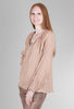 Grade & Gather Texture Peasant Blouse, Rose 