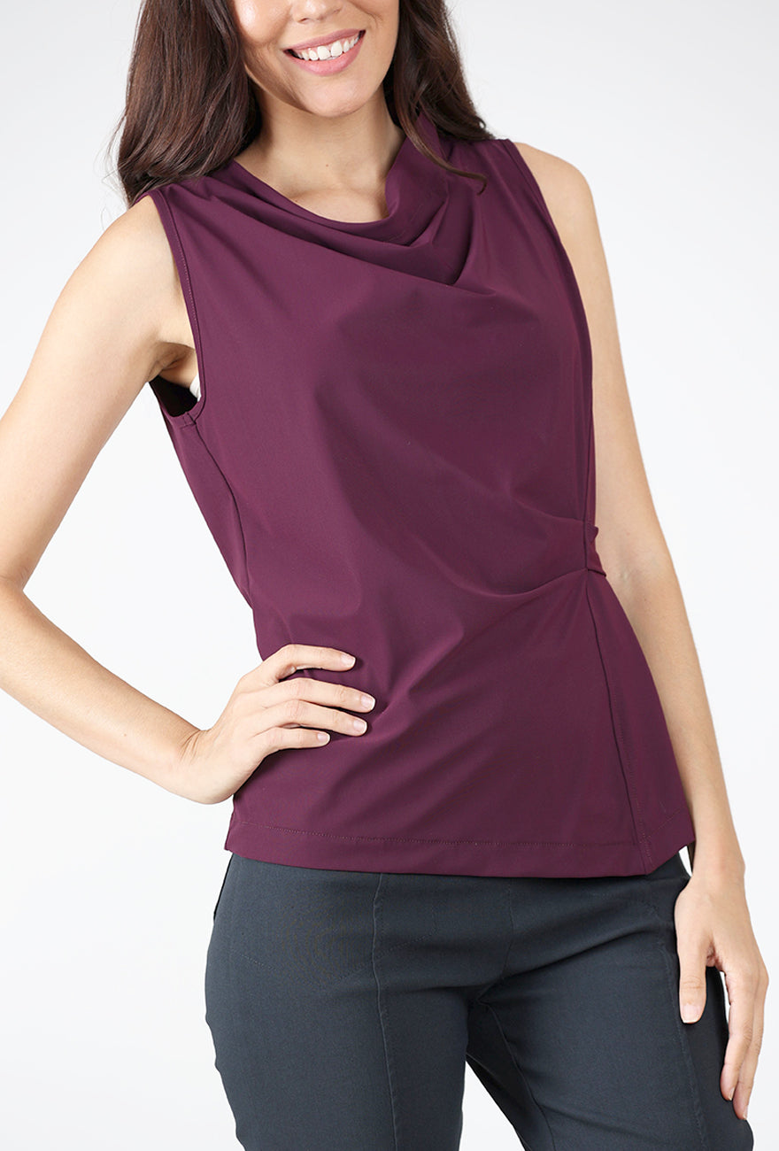 Silvia Top, Plum