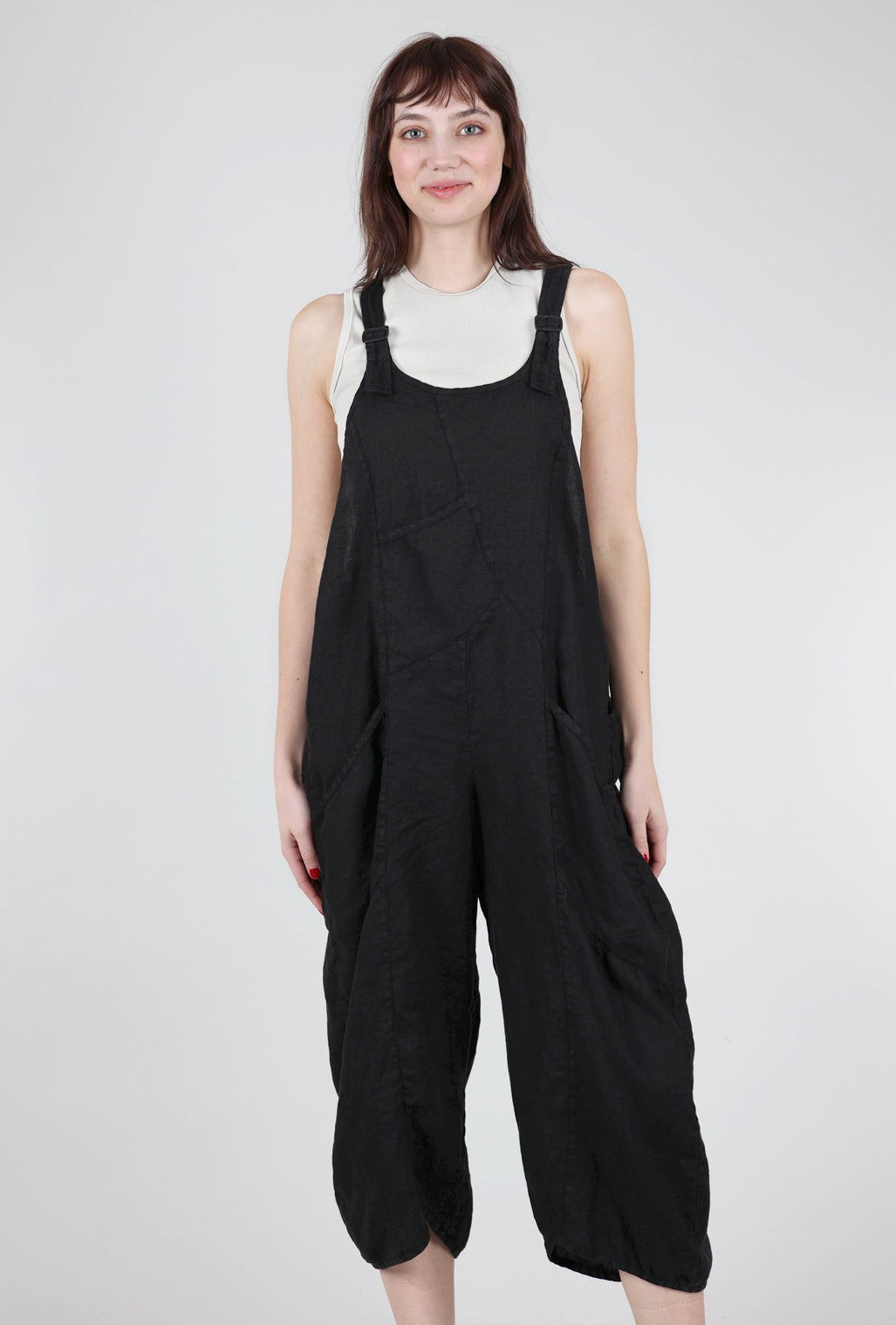 Cynthia Ashby Spree Overall, Black 