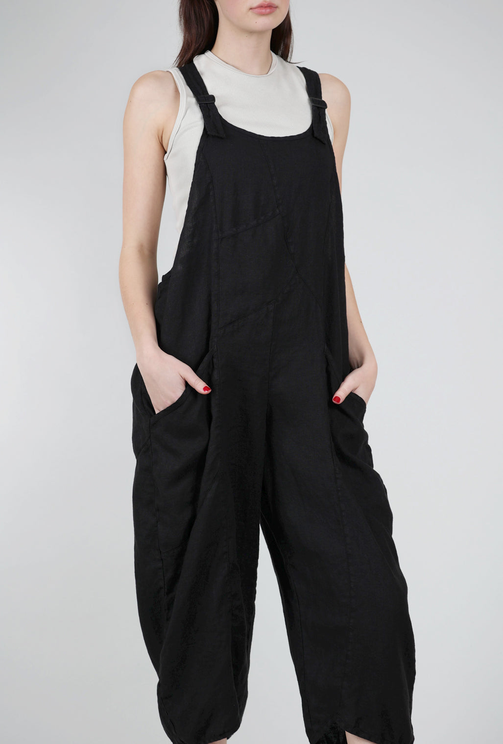 Cynthia Ashby Spree Overall, Black 