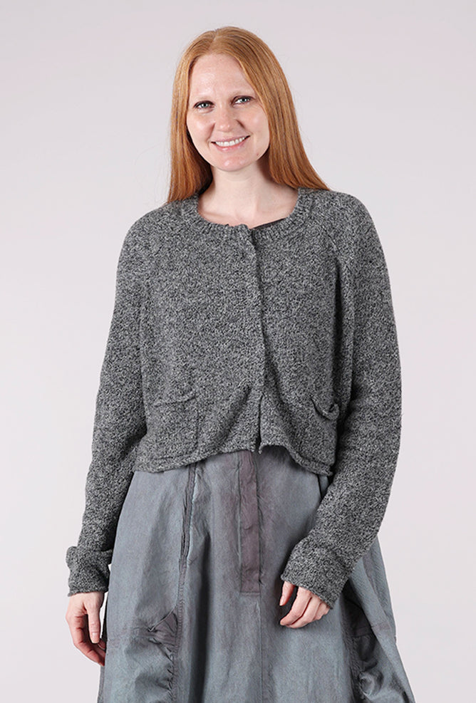 Rundholz Baby Pocket Cardie, Dark Gray 