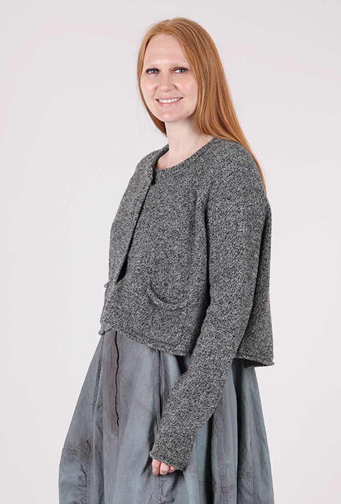 Rundholz Baby Pocket Cardie, Dark Gray 
