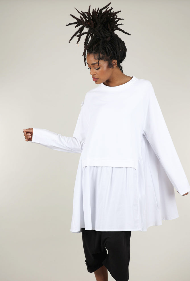 Pluslavie One Sweat Sweatshirt, White 