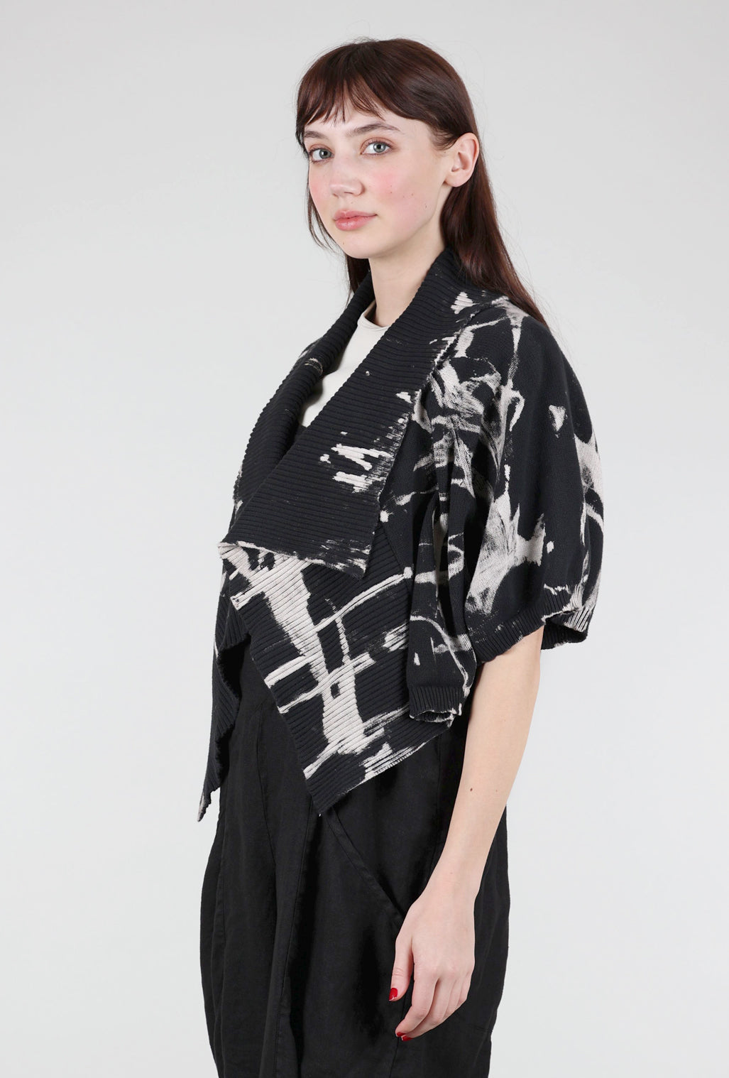 Cynthia Ashby Sonia Cardie, Black Graphic One Size Black