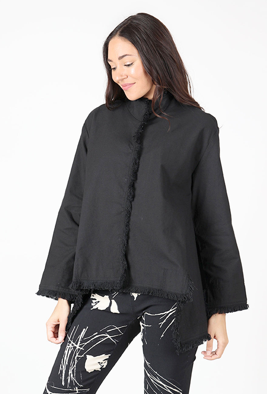 Liberty Fringe Jacket, Black
