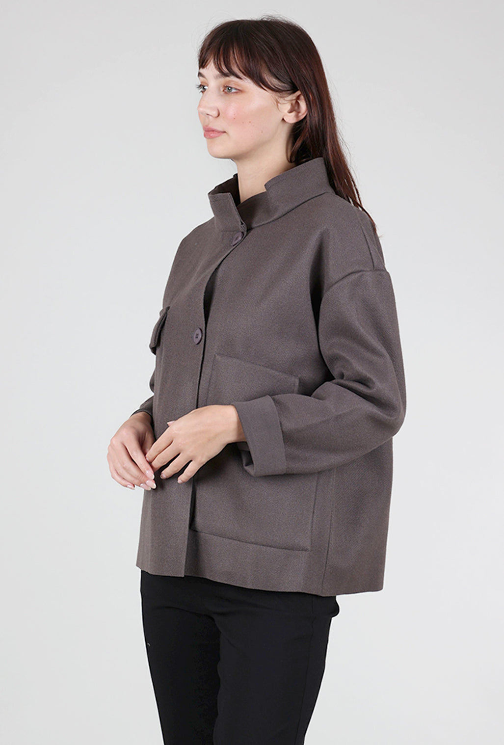 Fenini Boxy Jo Jacket, Espresso 