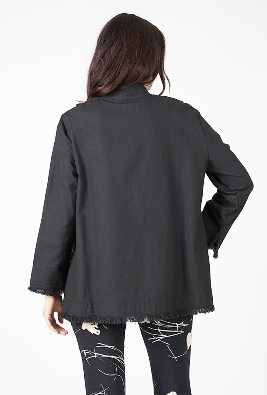 Liberty Fringe Jacket, Black