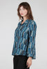Habitat Pucker Weave Retro Shirt, Teal 