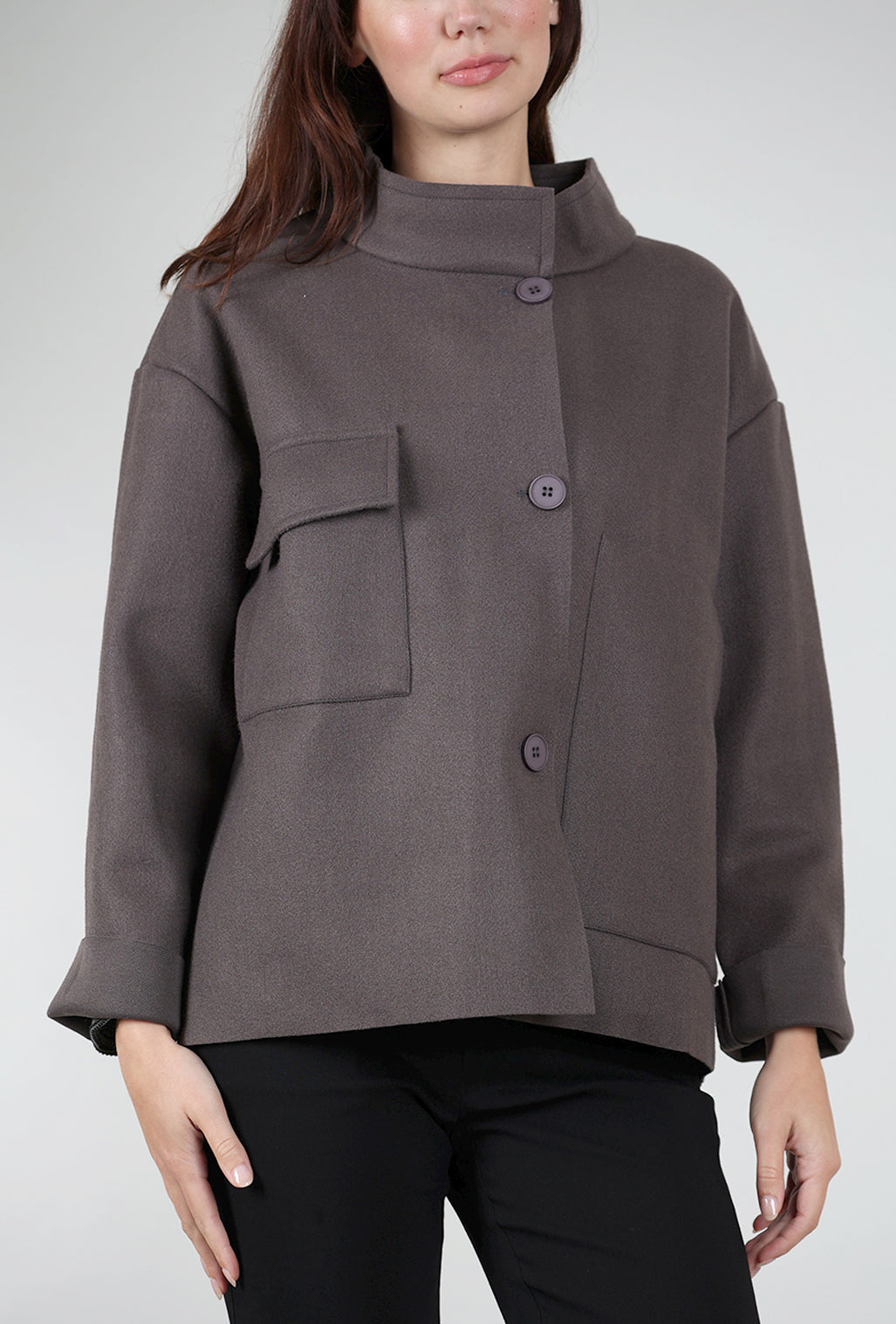 Fenini Boxy Jo Jacket, Espresso 