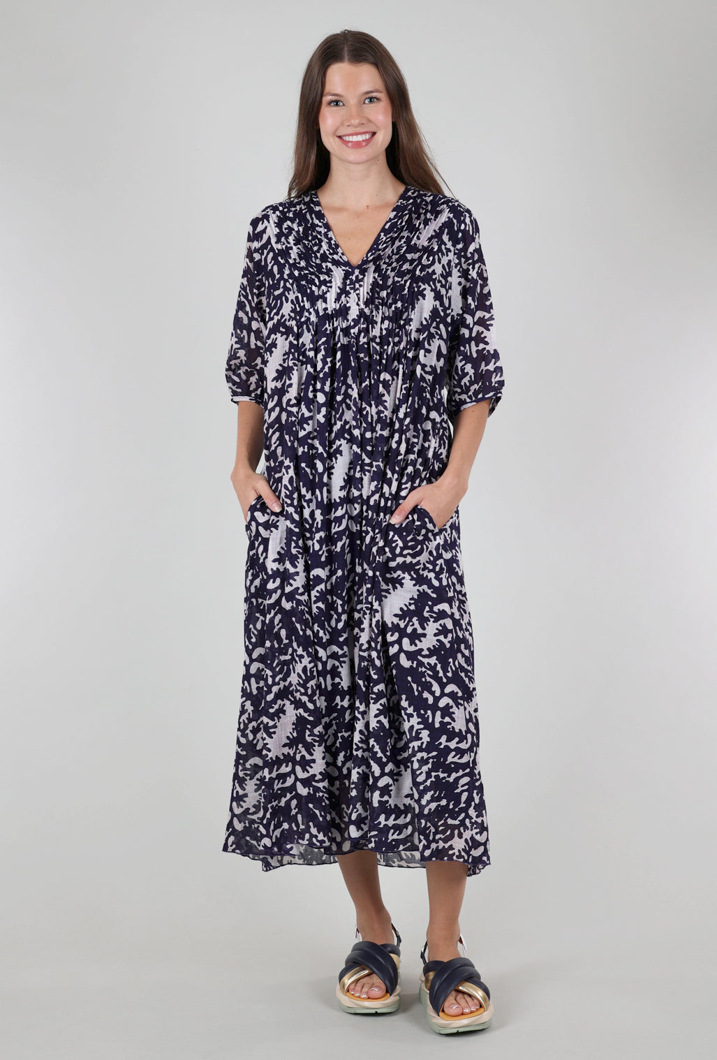 Dolma Skye Dress, Indigo Glow 