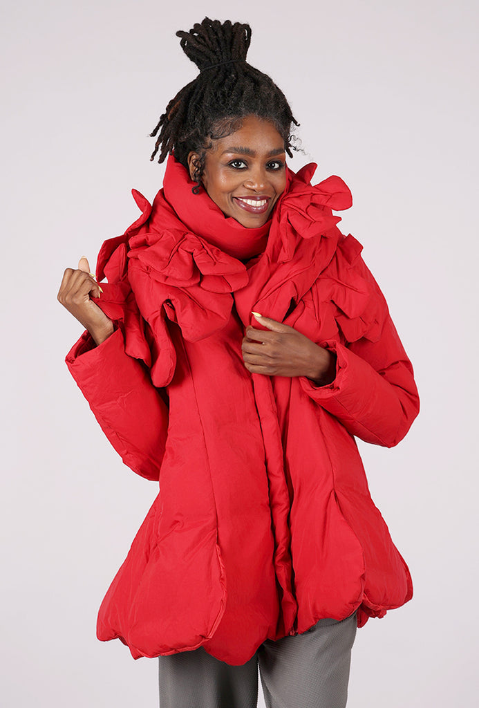 Rundholz Black Label Petal Puffer Scarf, Rose – Evie Lou