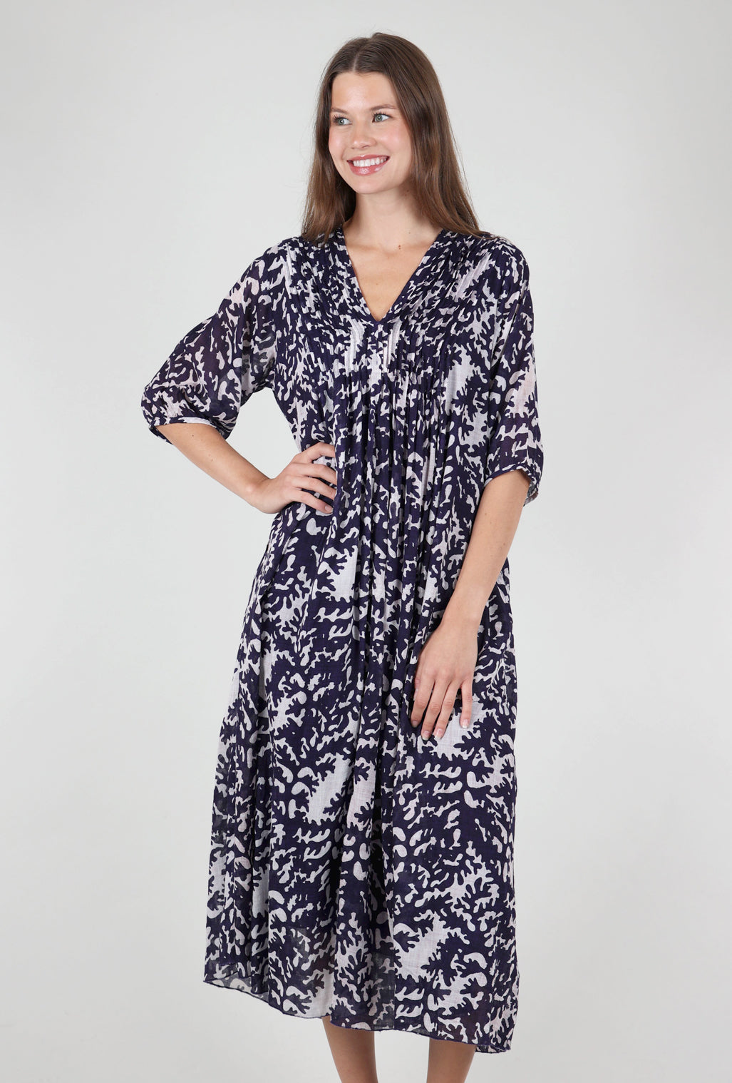 Dolma Skye Dress, Indigo Glow 