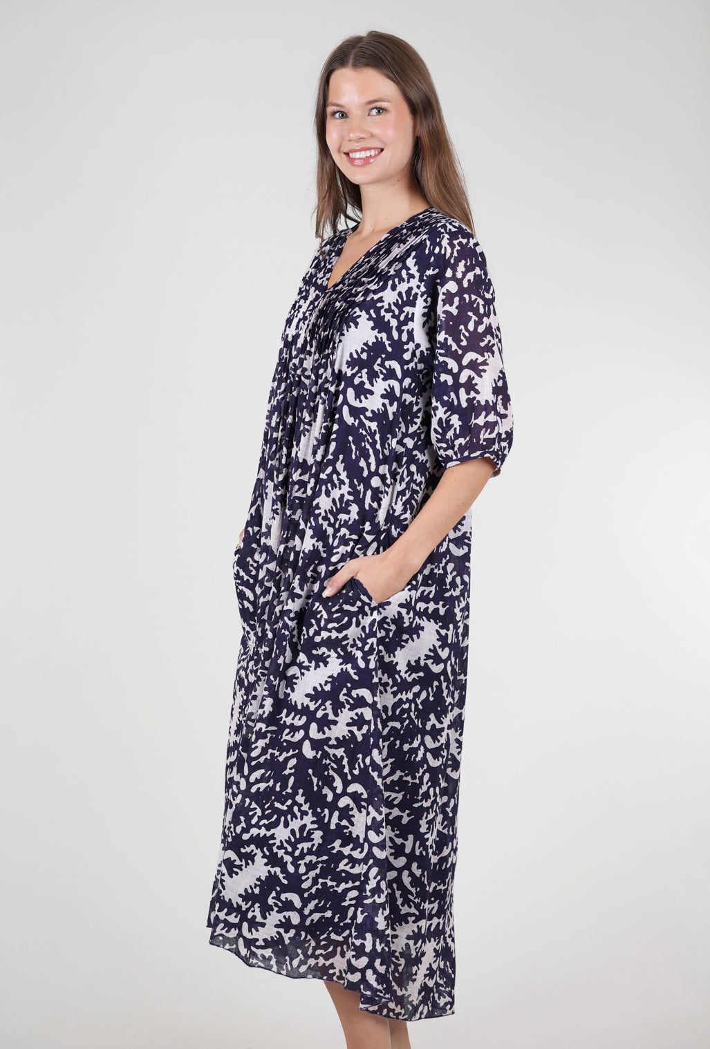 Dolma Skye Dress, Indigo Glow 