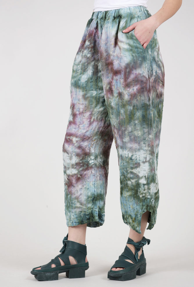 Cynthia Ashby Rumpled Milo Lantern Pant, Waterlilies 