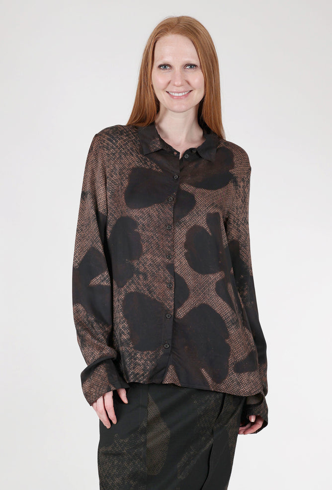 Rundholz Rundholz Muted Floral Top, Cappuccino 