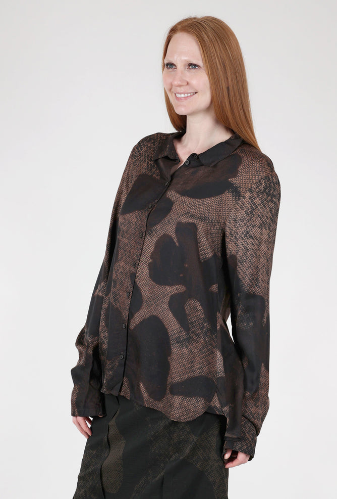 Rundholz Rundholz Muted Floral Top, Cappuccino 