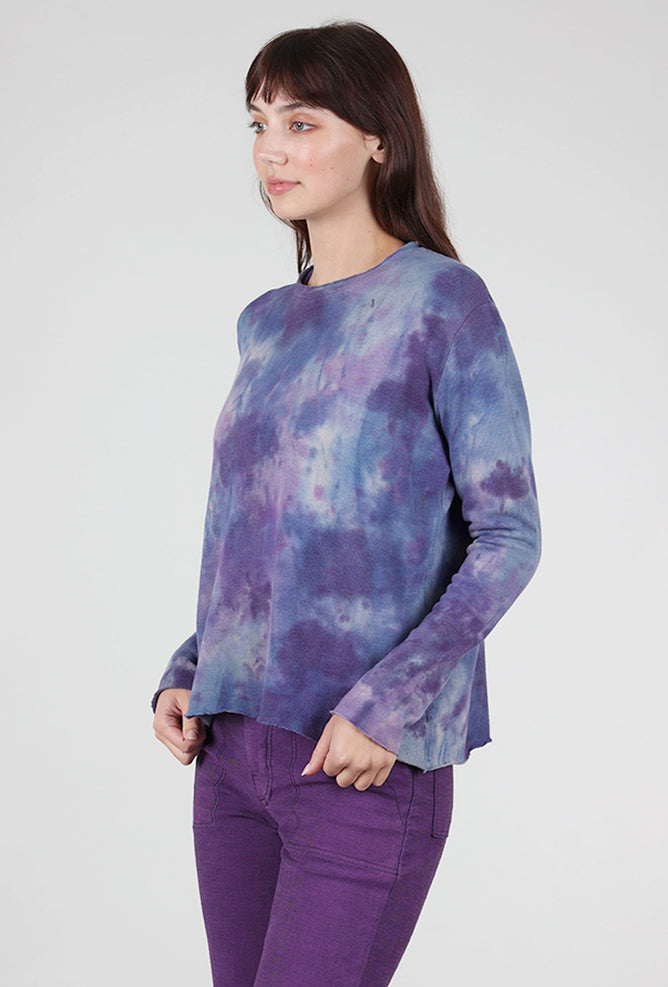 Heyne Bogut Crop Cozy Smoosh Top, Lavender Mix 