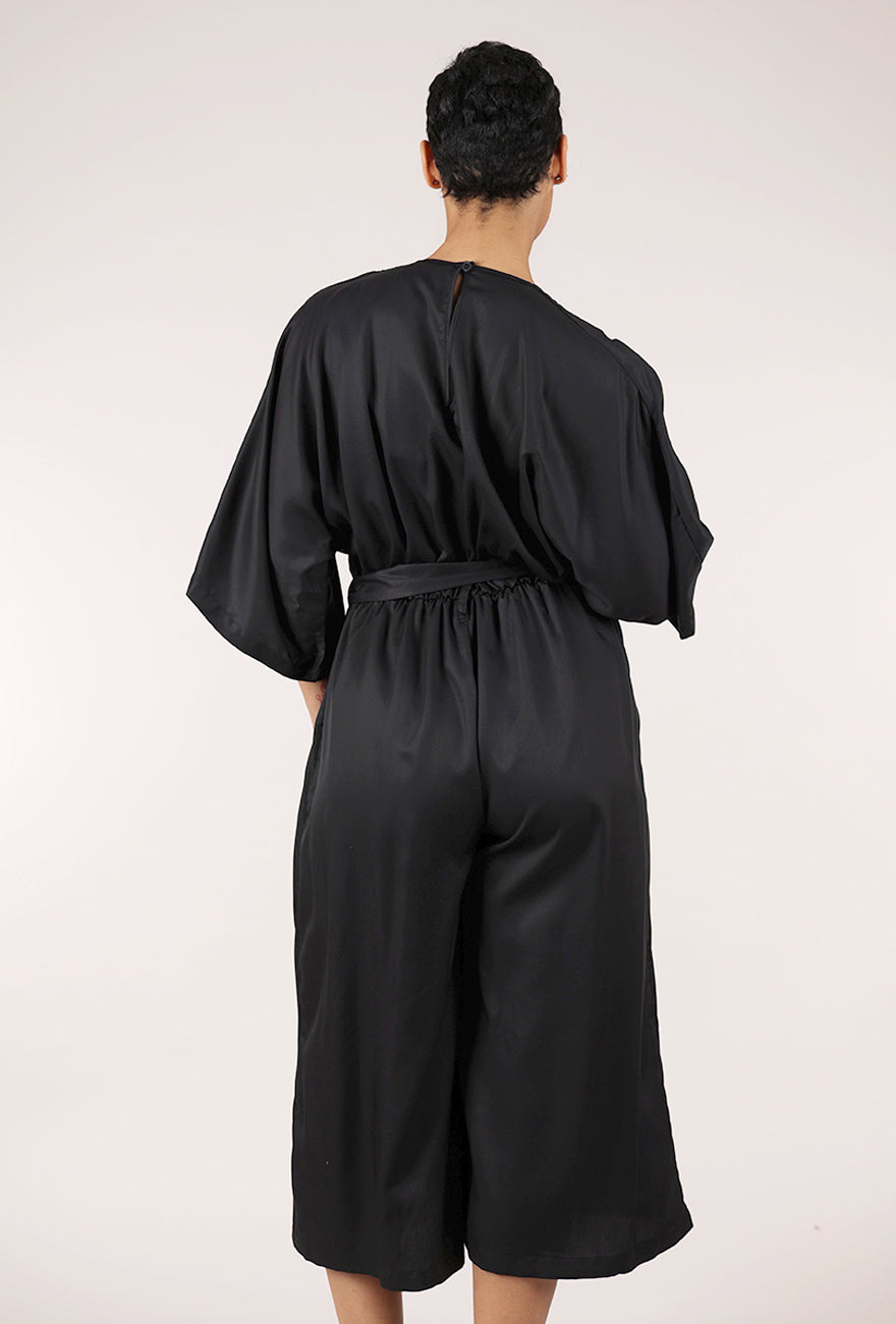 Cossac Kimono Jumpsuit, Black 
