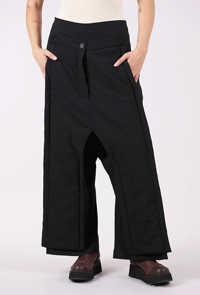 Rundholz Double Front ER Trouser, Black 