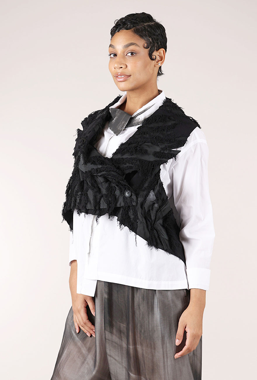 Moyuru Fringe Fest Vest, Black 