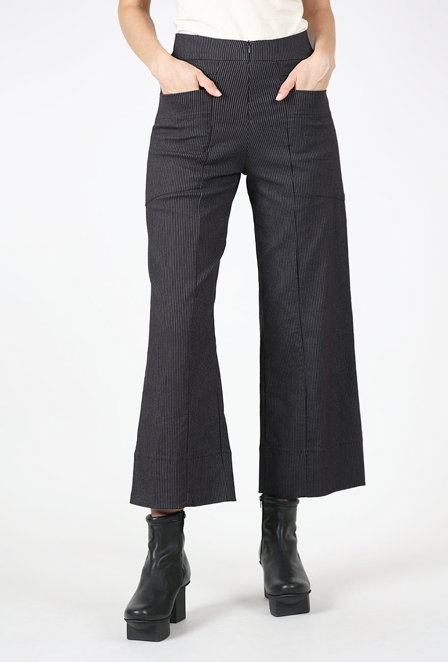 Wager Pant, Black Pinstripe