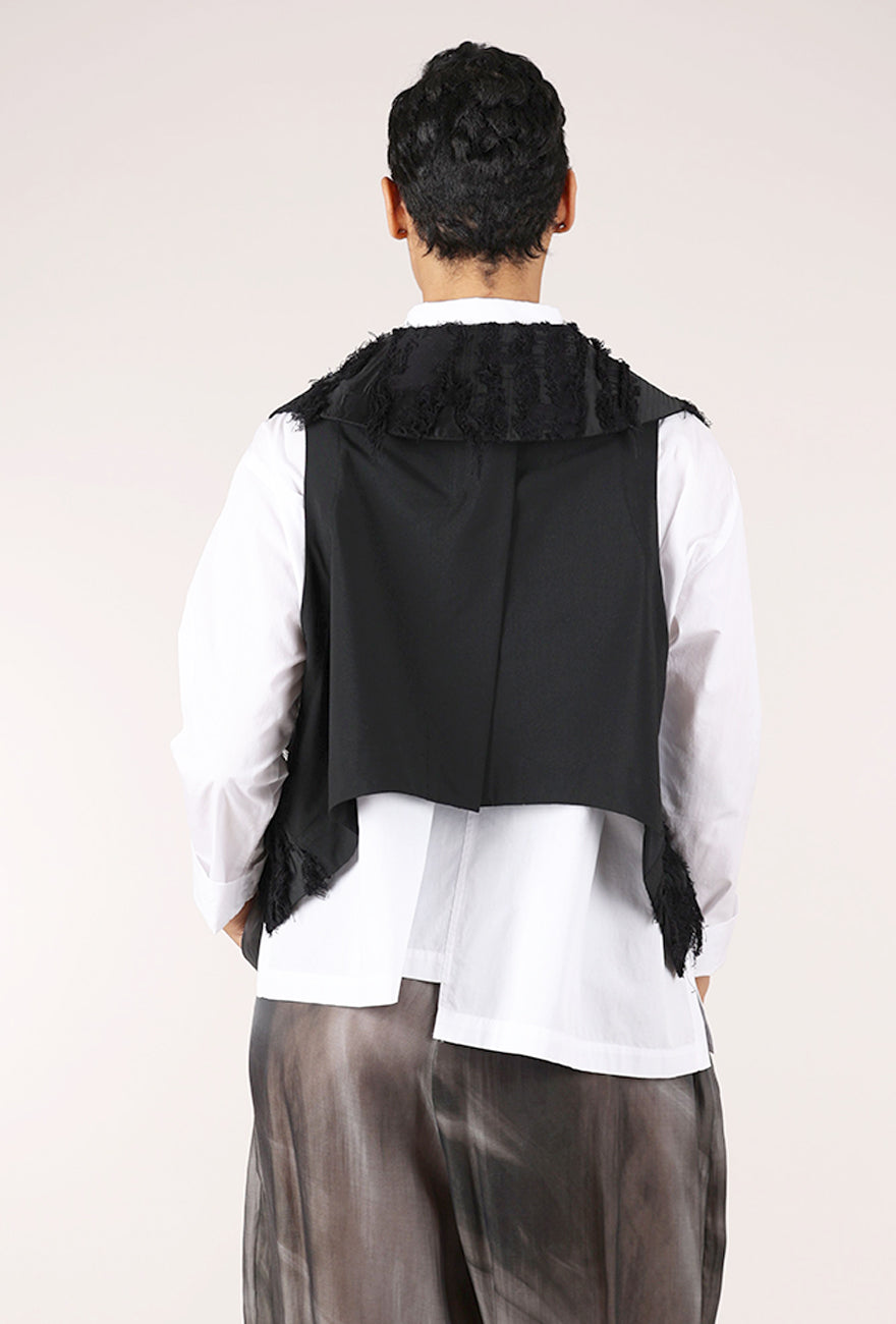 Moyuru Fringe Fest Vest, Black 