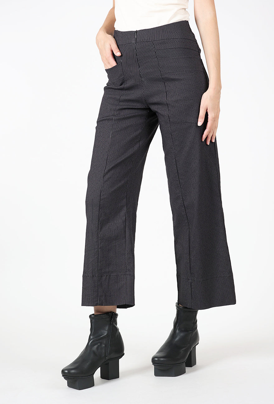 Wager Pant, Black Pinstripe