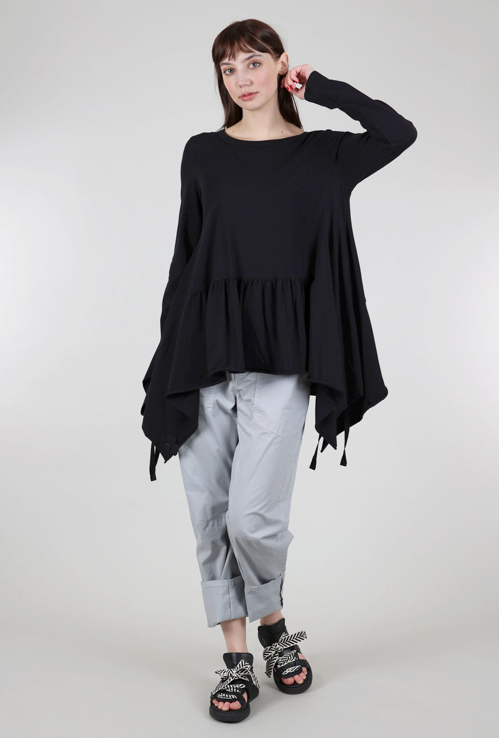 Pluslavie Ribbon Shirt, Black 