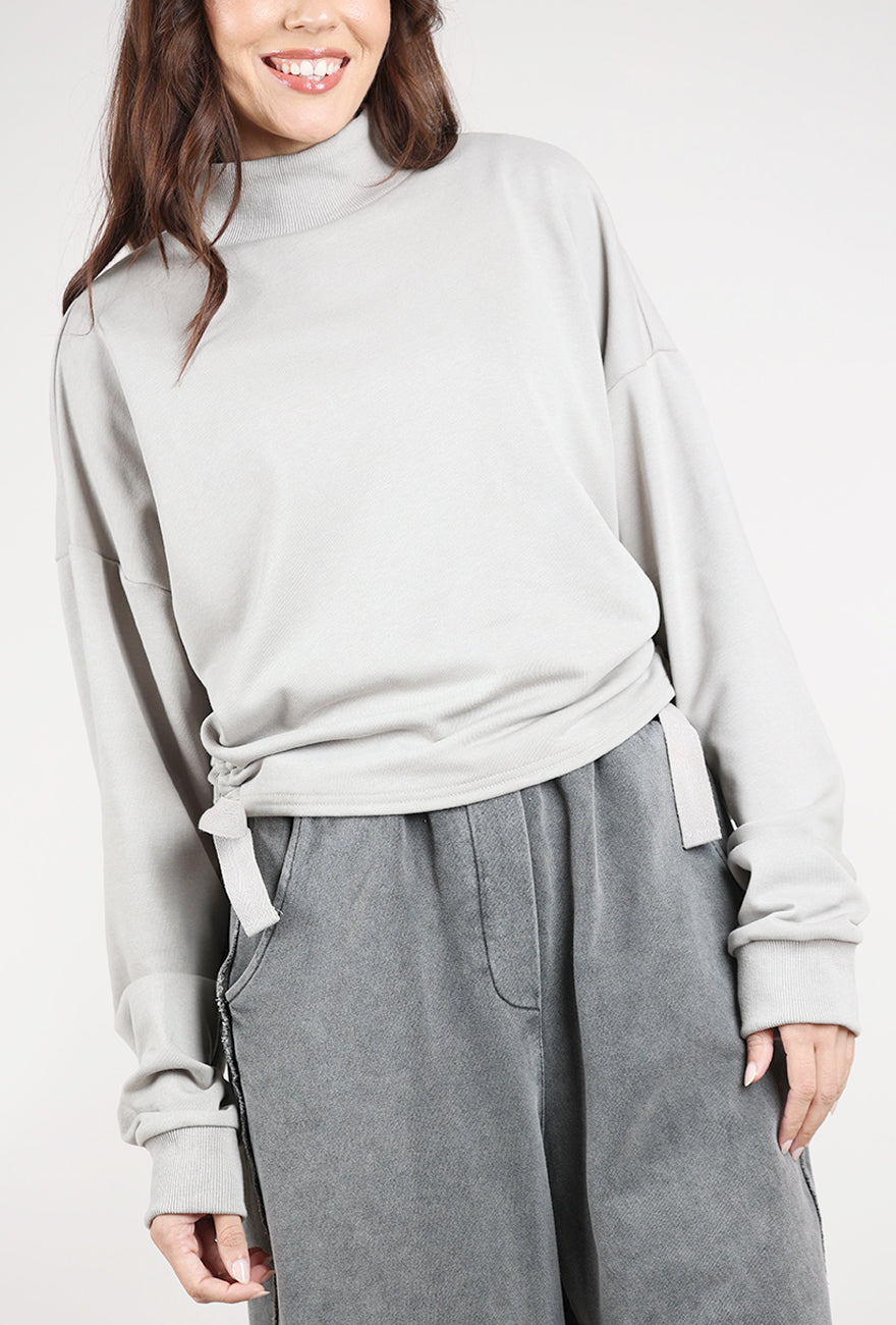 Grade & Gather Side Scrunch Top, Dust 