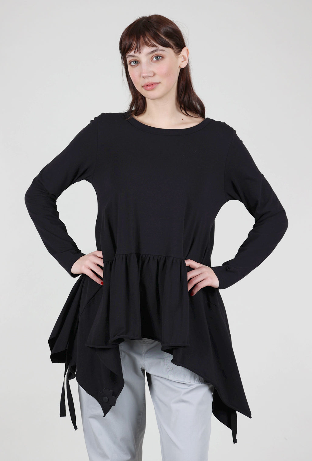 Pluslavie Ribbon Shirt, Black 