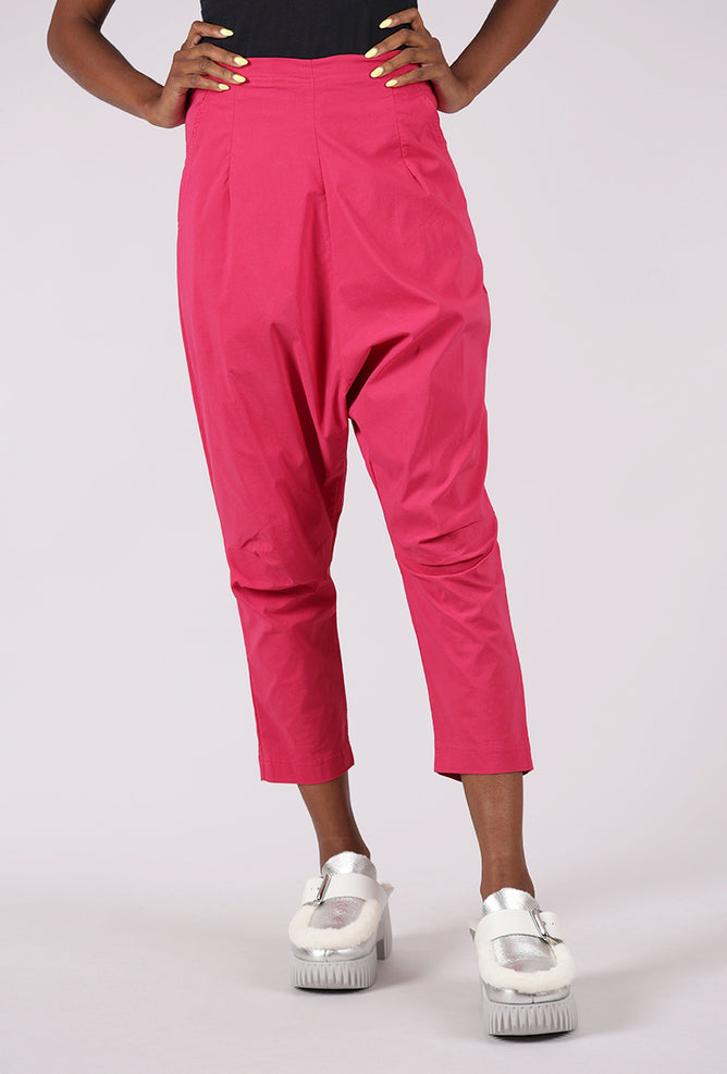 Rundholz Cotton-Linen Extended Rise Trouser, Lotus 