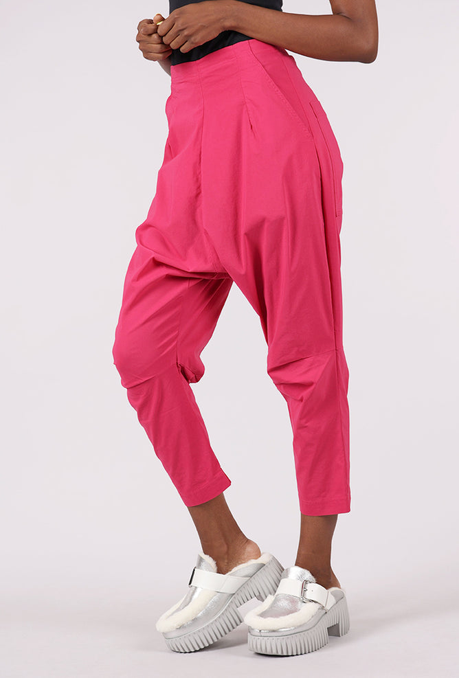 Rundholz Cotton-Linen Extended Rise Trouser, Lotus 