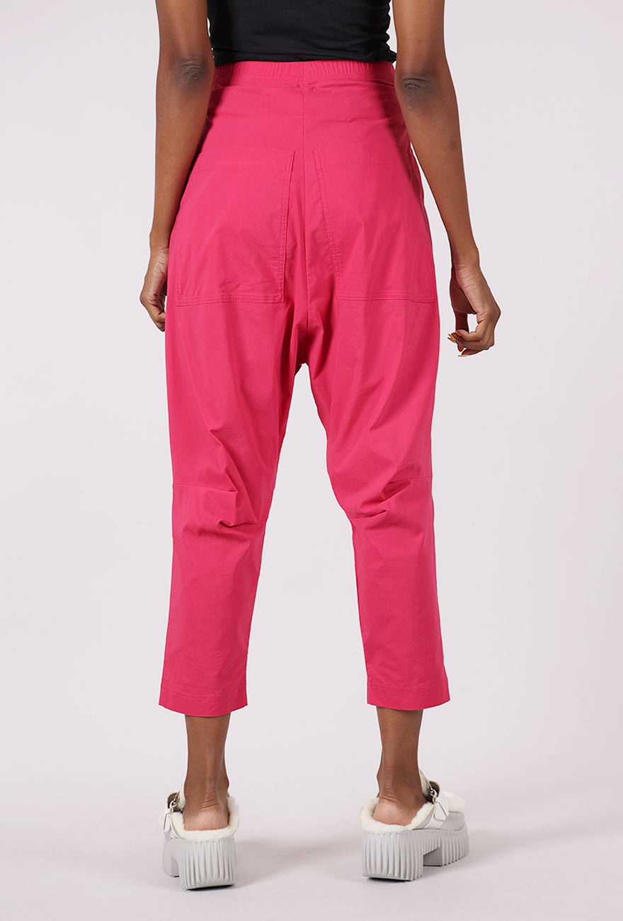 Rundholz Cotton-Linen Extended Rise Trouser, Lotus 