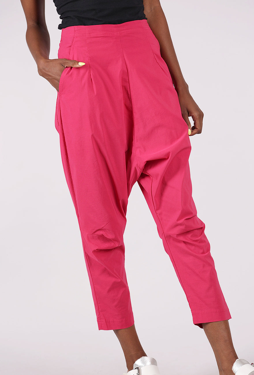 Rundholz Cotton-Linen Extended Rise Trouser, Lotus 
