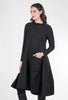 Alembika Hem Inset Cozy Dress, Black 