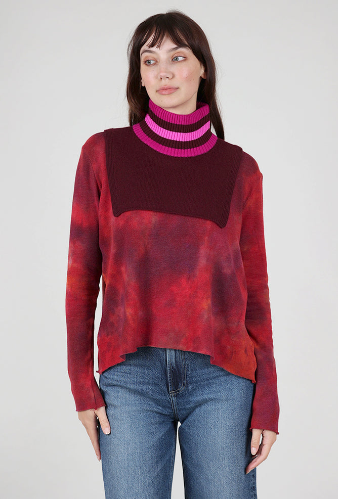 Cocoa Cashmere Nephele Collar, Mulberry 