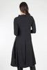 Alembika Hem Inset Cozy Dress, Black 