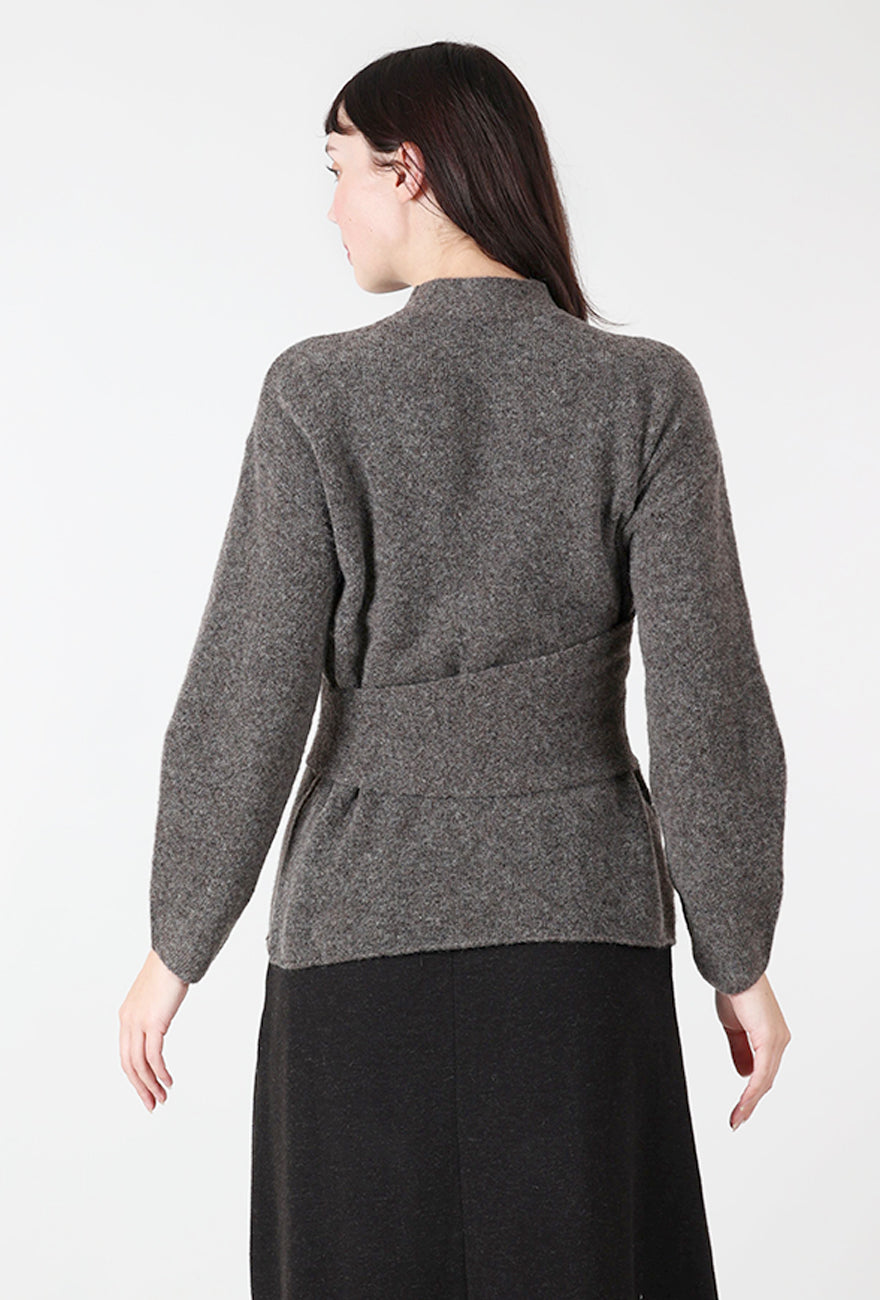 Bitte Kai Rand Self Belt Sweater, Earth Melange 