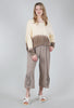 Planet Ombre Crop Sweater, Butter/Fawn 
