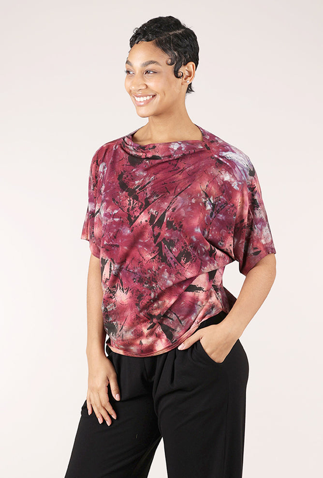 Cynthia Ashby Greco Top, Damask 