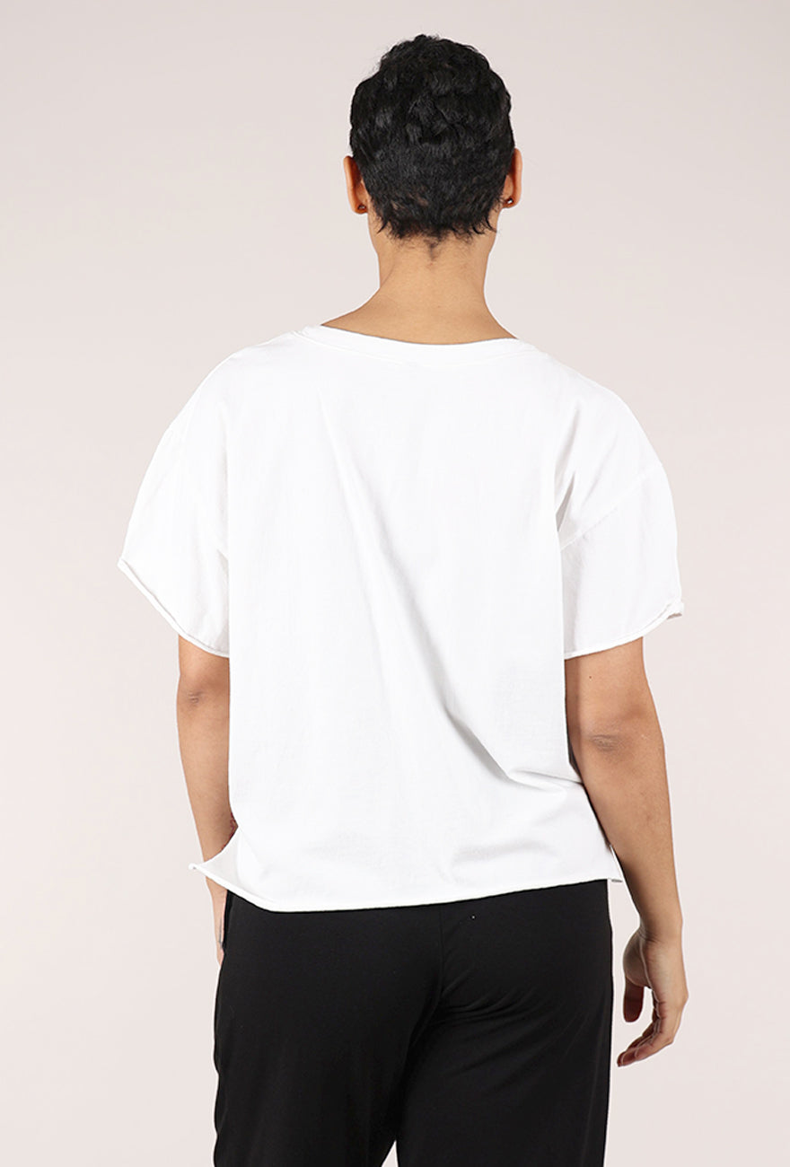 Cynthia Ashby Tracy Graphic Tee, Natural 