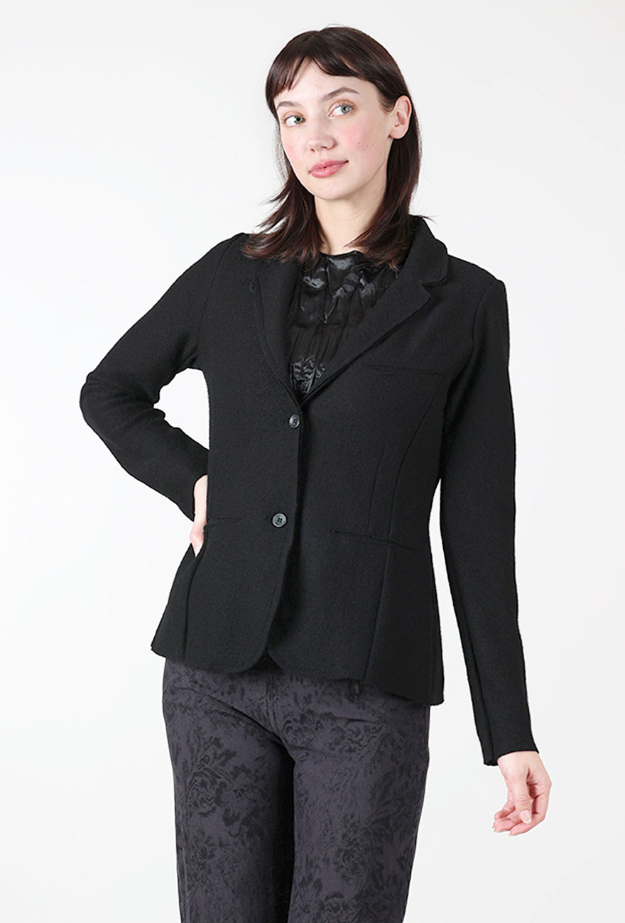 Hannes Roether Jazz Wool Jacket, Black 