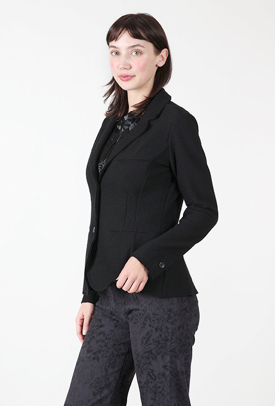 Hannes Roether Jazz Wool Jacket, Black 