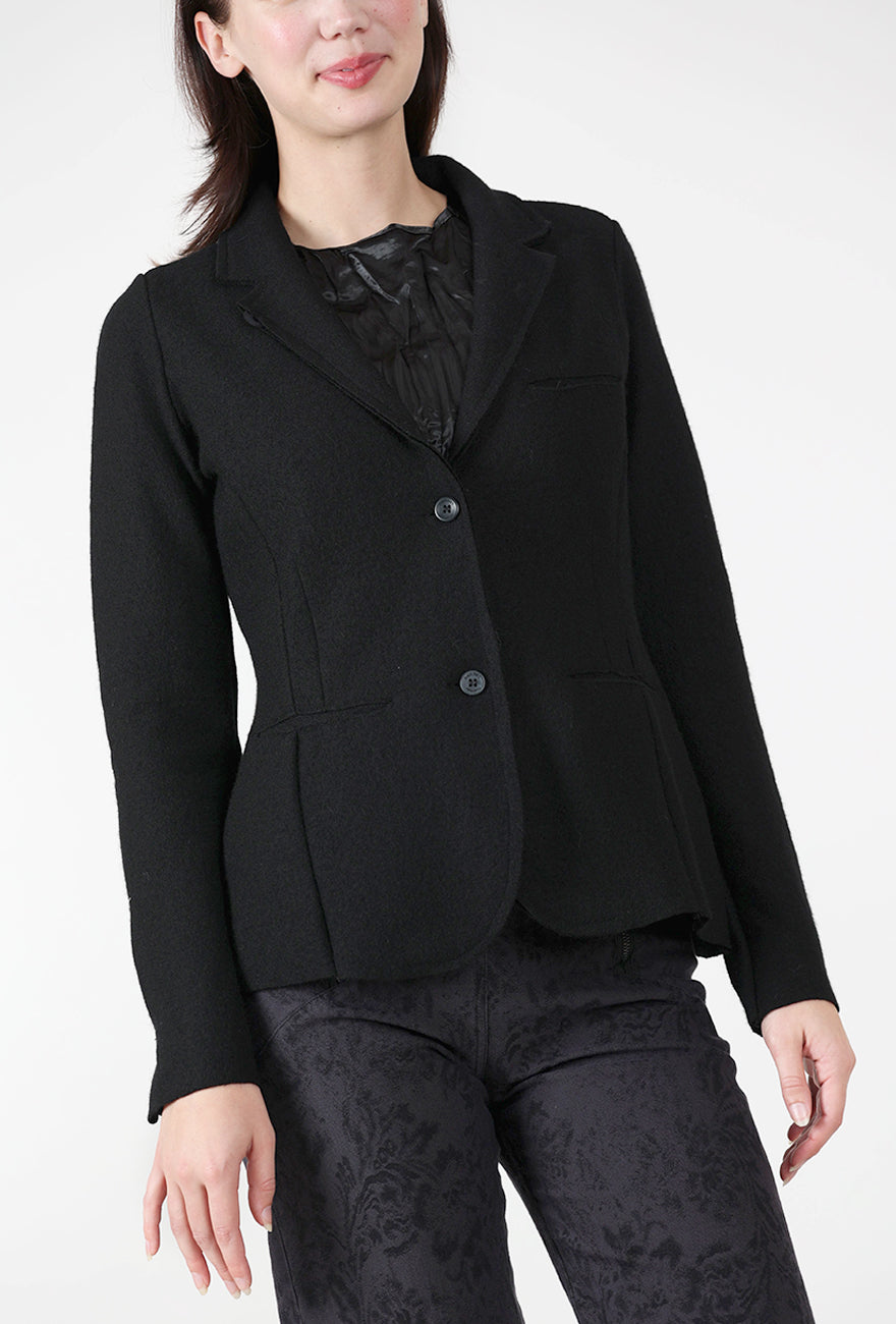 Hannes Roether Jazz Wool Jacket, Black 