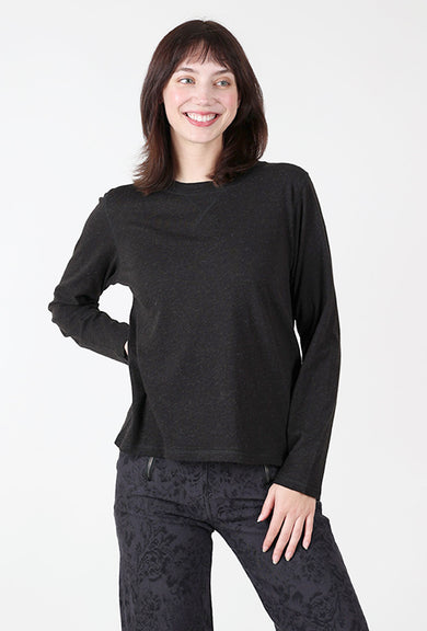 Alpaca Blend Tee, Black