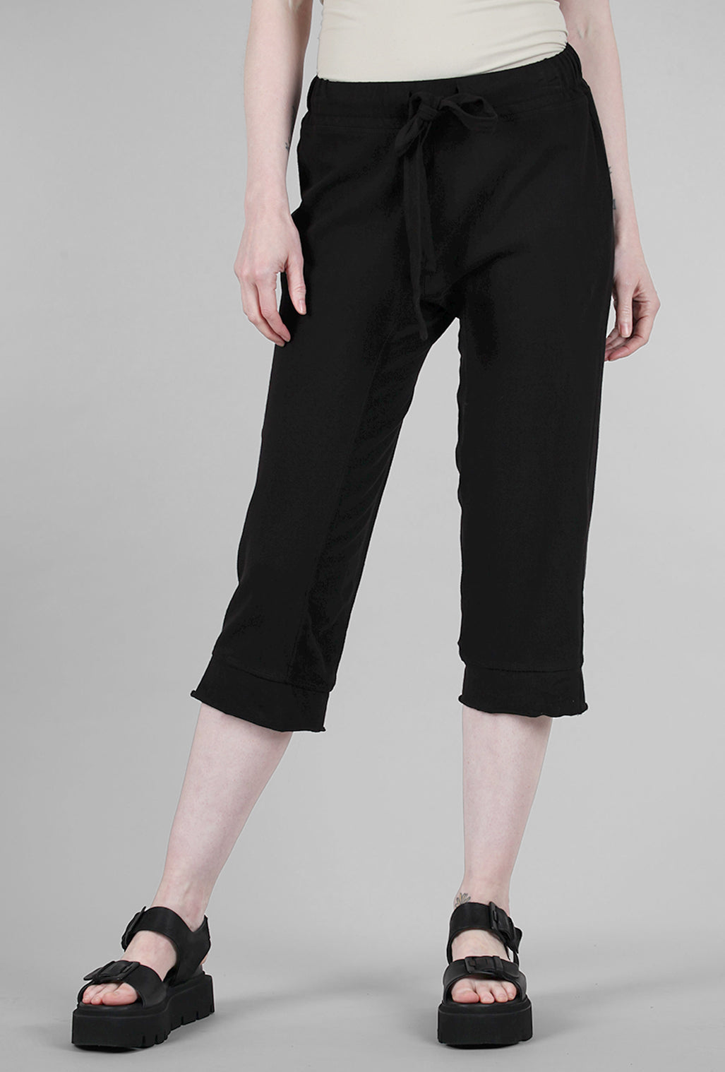 Wilt Crop Raw Easy Jogger, Black 