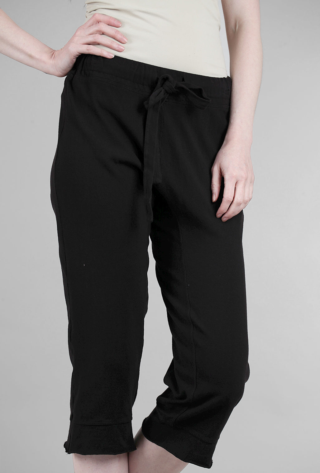 Wilt Crop Raw Easy Jogger, Black 